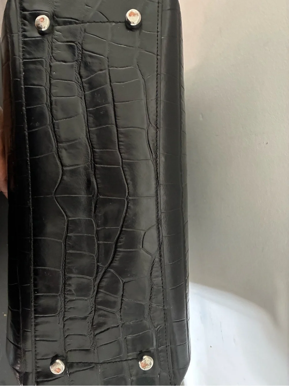 Coach tote croc